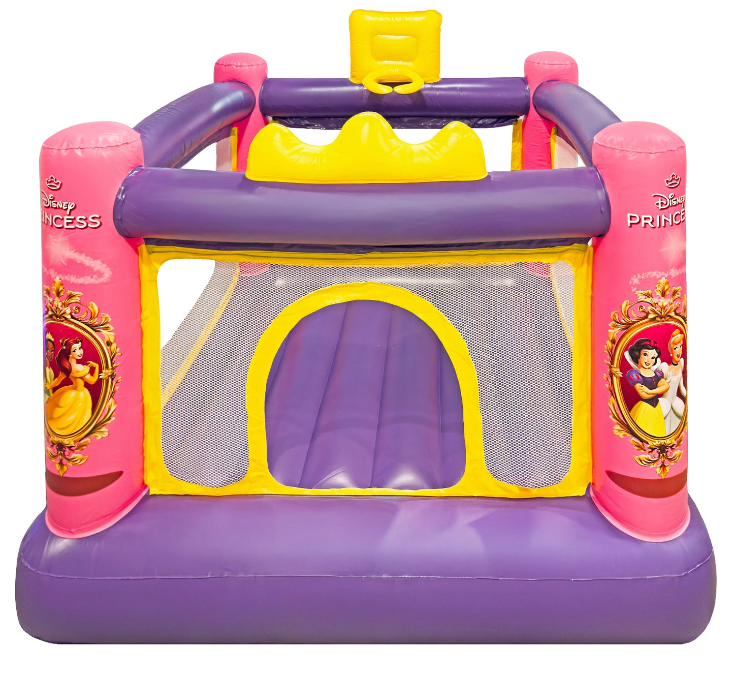 Front View of Disney Princess Bounce House Inflatable