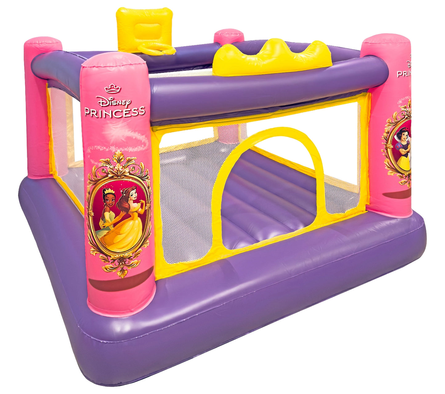 Front Right View of Disney Princess Inflatable Bounce House