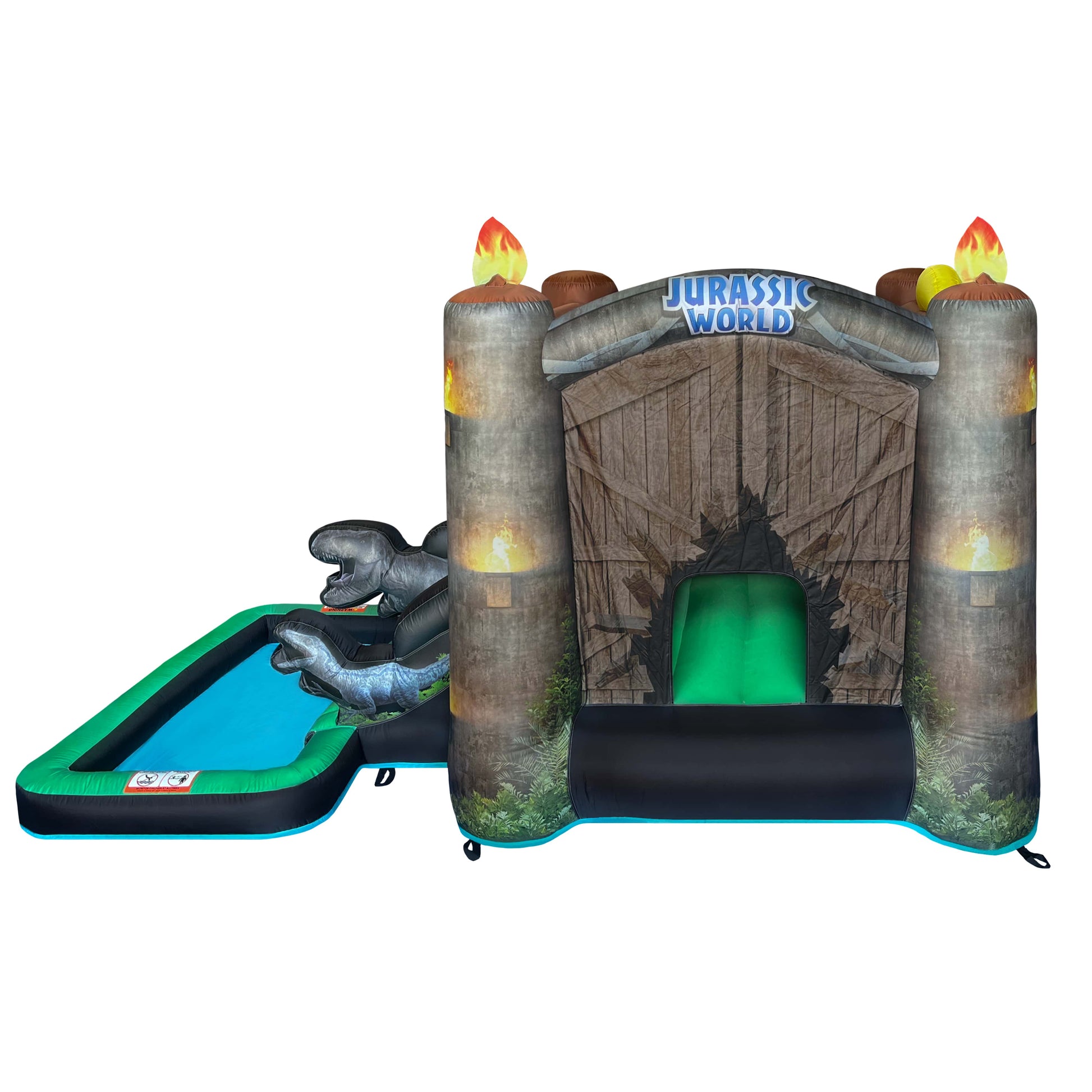 Jurassic World Bounce House with Pool | Funormous