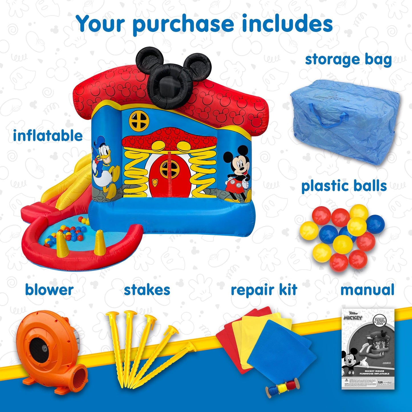 Mickey Mouse Funhouse Bounce and Slide