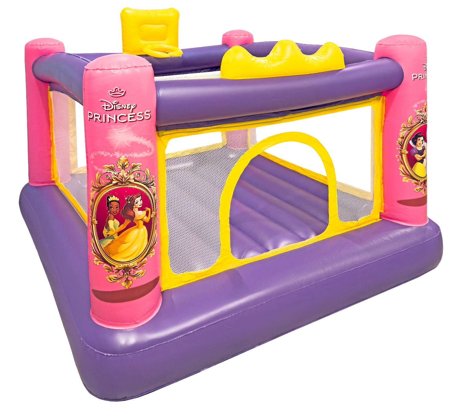 Front Right View of Disney Princess Inflatable Bounce House