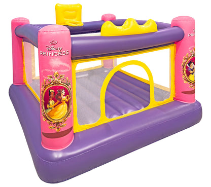 Front Right View of Disney Princess Inflatable Bounce House