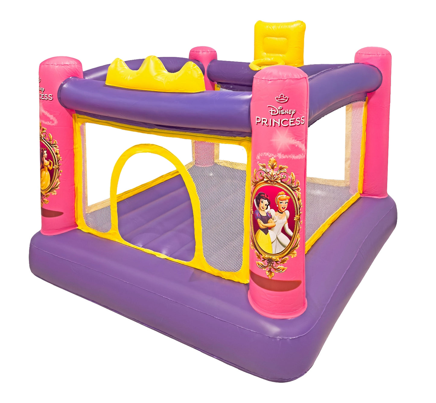 Front Left View of Disney Princess Inflatable Bounce House