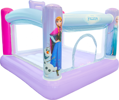 Inflatable playhouse featuring characters from the Frozen series on a white background