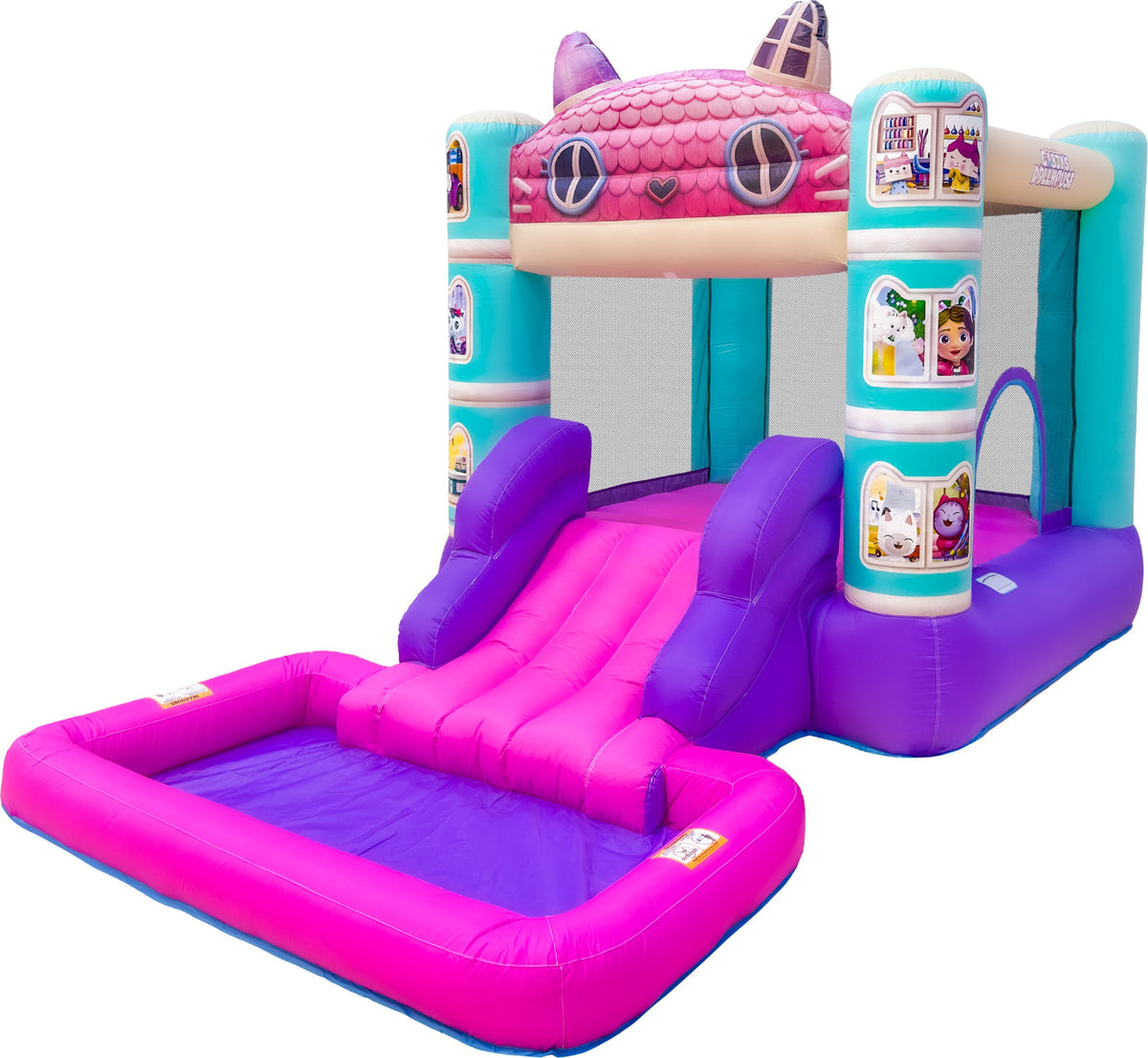 gabby dollhouse bounce house slide for home use