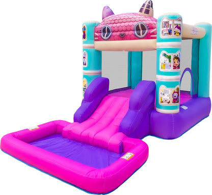 gabby dollhouse bounce house slide for home use