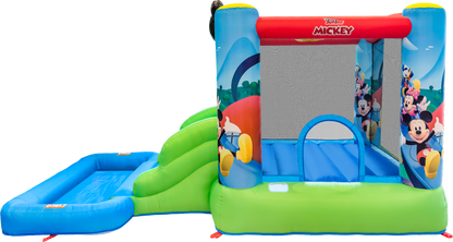 mickey mouse bounce house water slide