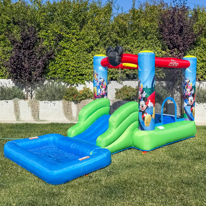Mickey Mouse Bounce House Water Slide with Pool