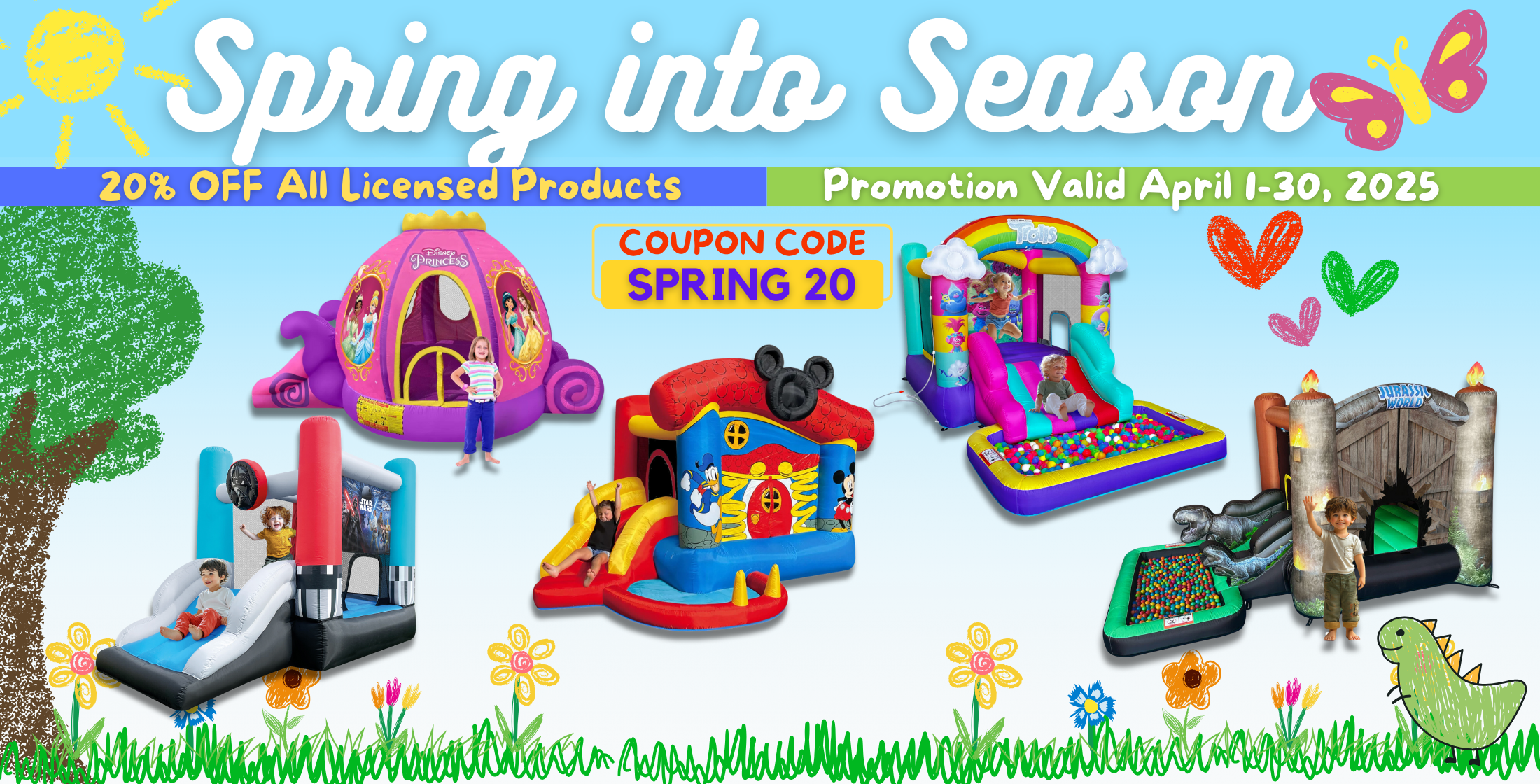 Funormous Bounce House Sale Promotion