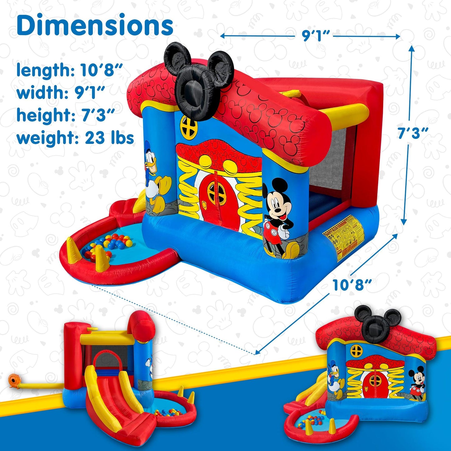 Mickey Mouse Funhouse Bounce and Slide