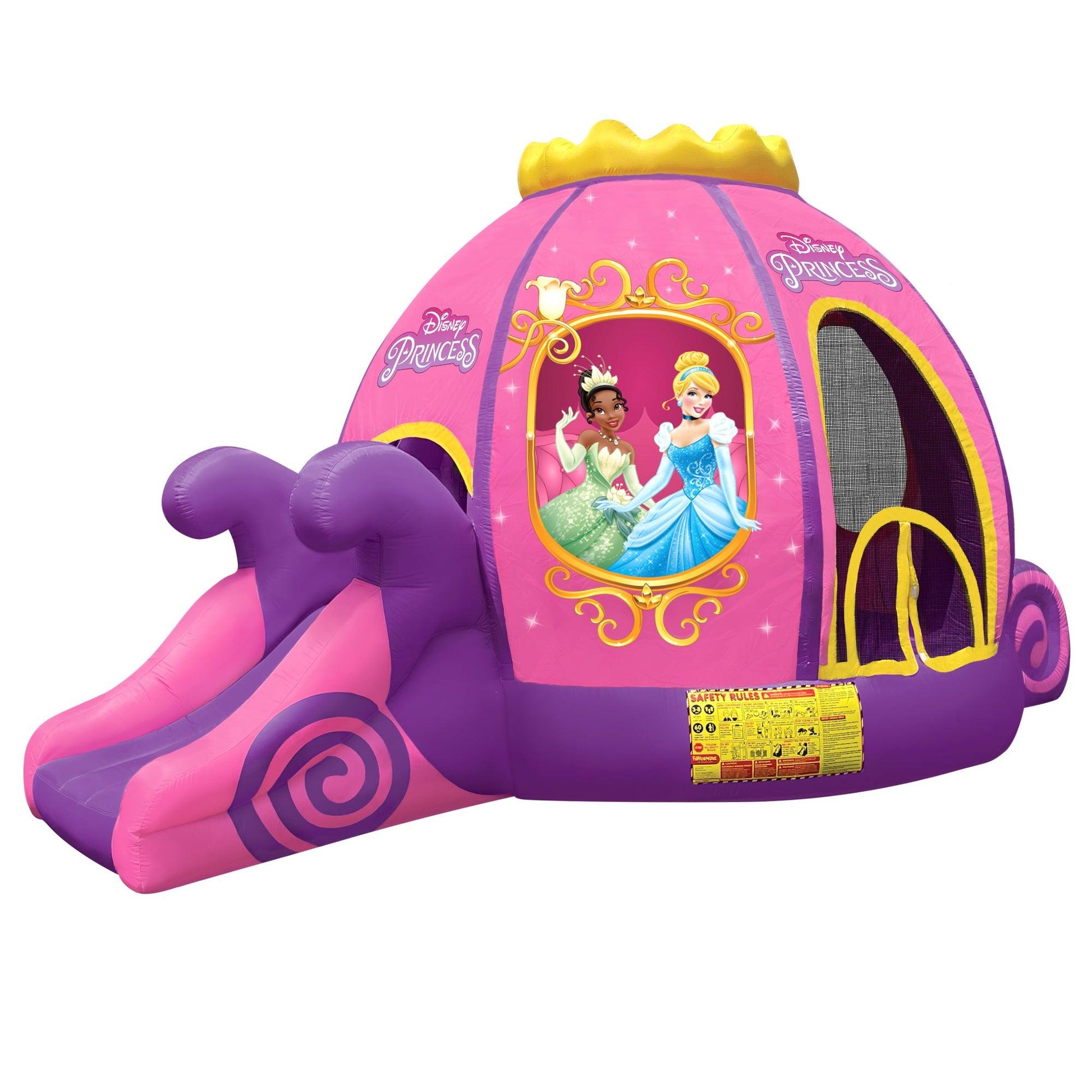 Disney Princess Carriage Inflatable Bounce House