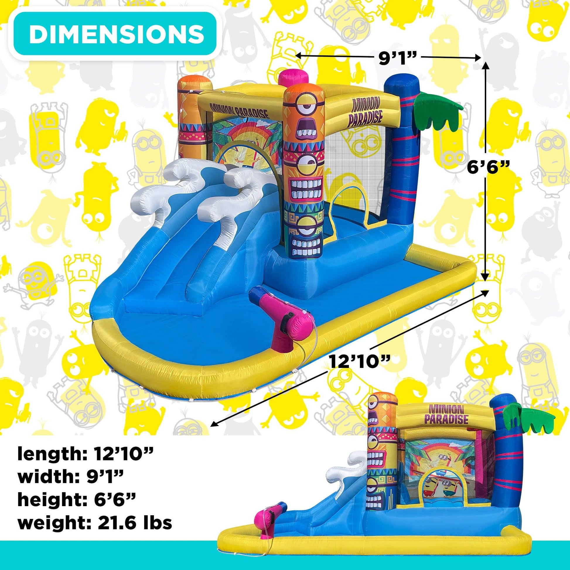 Minions Bounce House Water Slide - Funormous