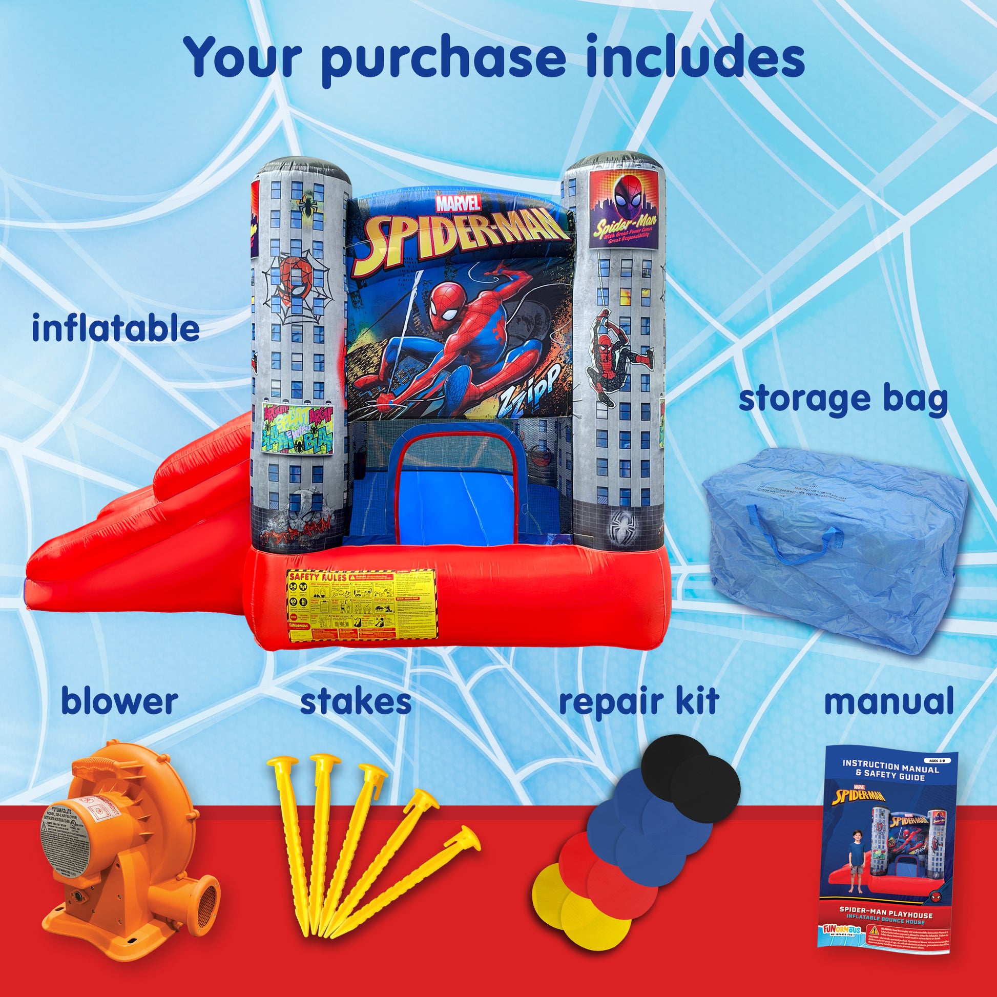 Spiderman Bounce House for Sale